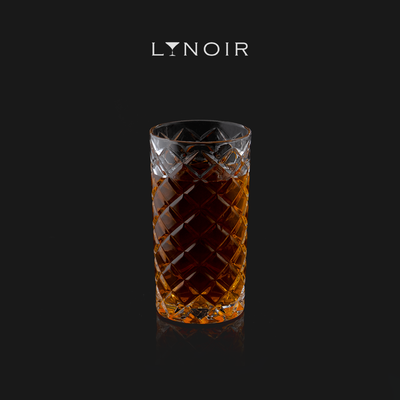 Lattice Pattern Highball Glass