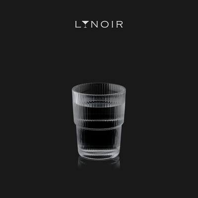 Striped Ridge Highball Glass 