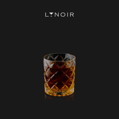 Lattice Pattern Rock Tumbler Glass