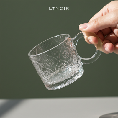 Ly Mug - Patterned Round Handle - 200ml