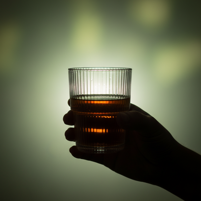 Ly Thủy Tinh Highball - Striped Ridge | 380ml | [LYNOIR_LY055]