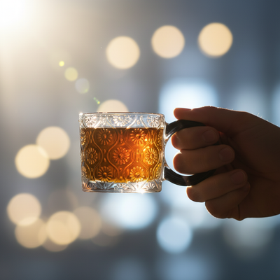 Ly Mug - Patterned Round Handle - 200ml