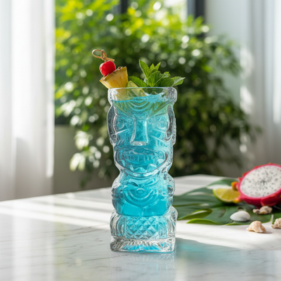 Stacked Totem Tiki Glass