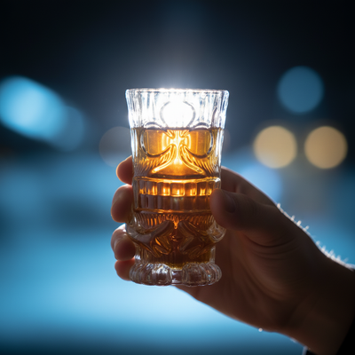 Small Totem Tiki Glass