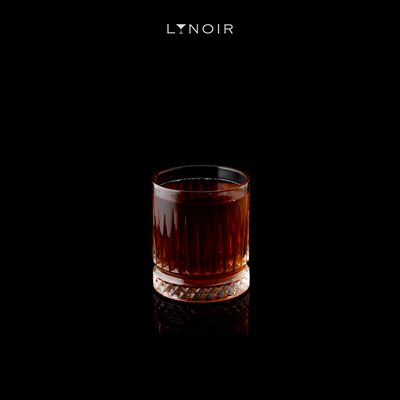 Ribbed Diamond Base Highball Glass