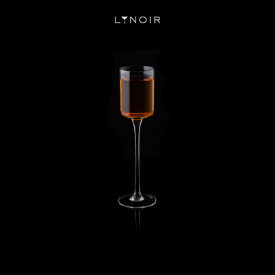 Long Stem Cylinder Cocktail Glass