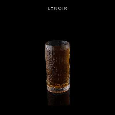 Textured Stone Highball Glass