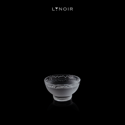 Icy Rim Frosted Sake Bowl