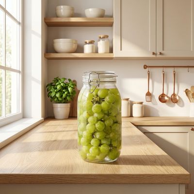 Hũ Thủy Tinh Nắp Gài Đựng Gia Vị, Hạt Khô - Nhiều Dung Tích